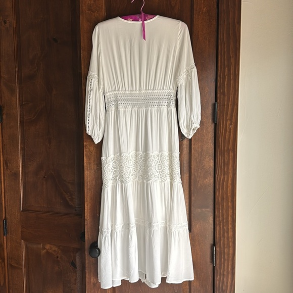 Crochet Embroidered Boho Maxi Dress - Picture 8 of 10